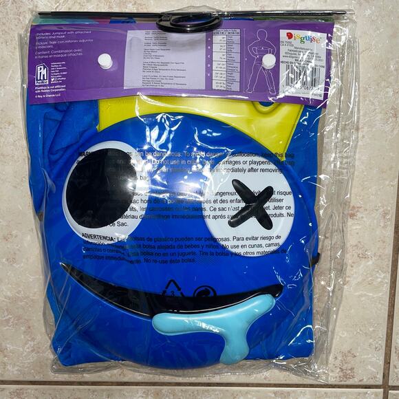 CHILD CLASSIC RAINBOW FRIENDS BLUE HALLOWEEN COSTUME SIZE L NEW - Picture 2 of 3